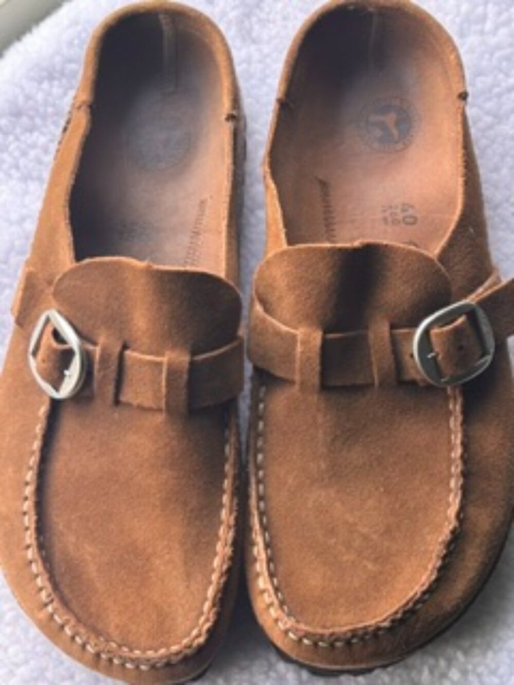Birkenstock Buckley Suede Clog Color Tea Size 40 EU/US Women's 9-9.5